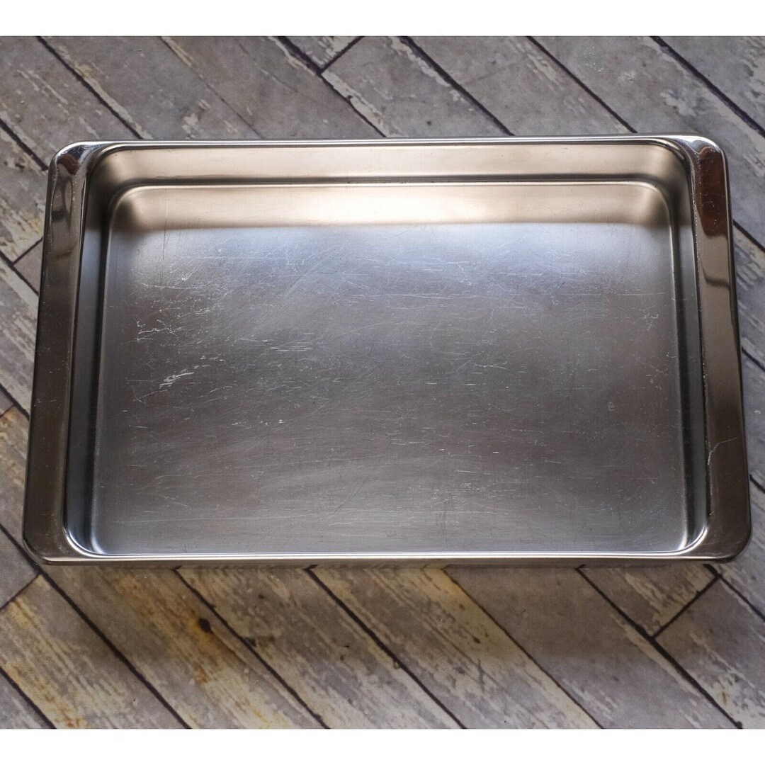 Vintage REVERE WARE Stainless Steel Rectangle 2523 Baking Pan 4 Quart