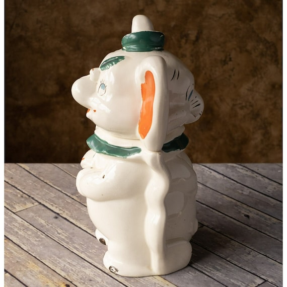 Vintage 1940s DUMBO WALT DISNEY Turnabout 4 in 1 Cookie Jar  display picture 2