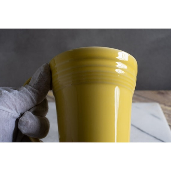 Latte Cup - Yellow-Vitrified - 16 Oz - Arswarehouse