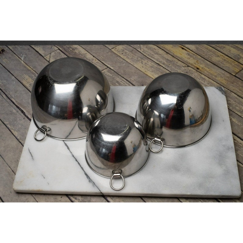 REVERE WARE Stainless Steel Nesting Mixing Bowls Hanging D Etsy