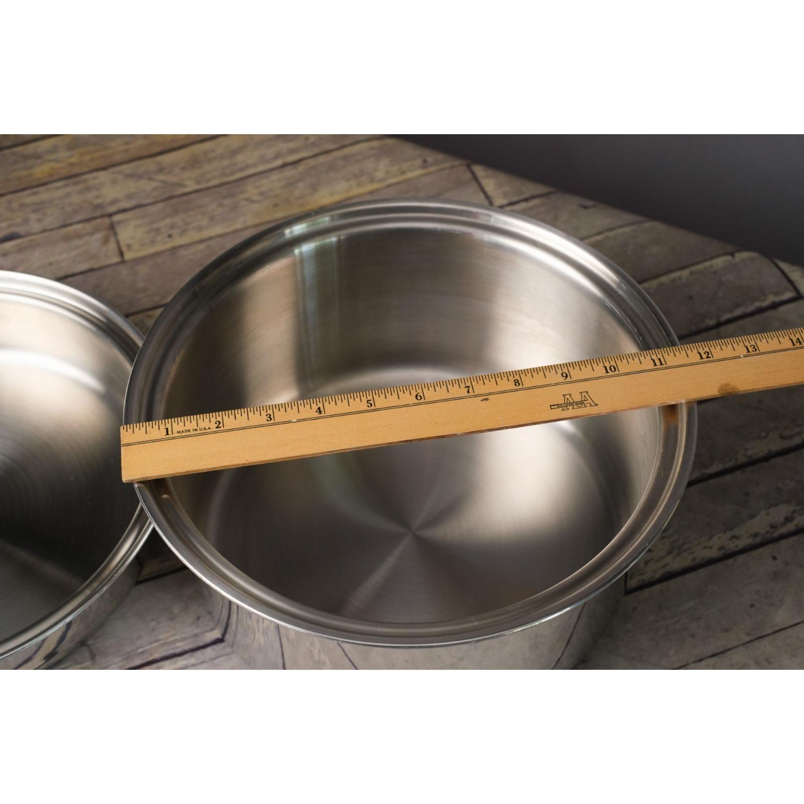 AMWAY QUEEN Factory Seconds Stock Pot and Fry Pan Blanks for Parts