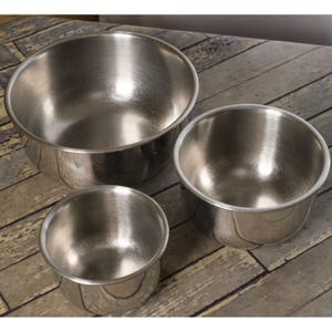 Vintage Stainless Steel Mixing Bowls - Etsy