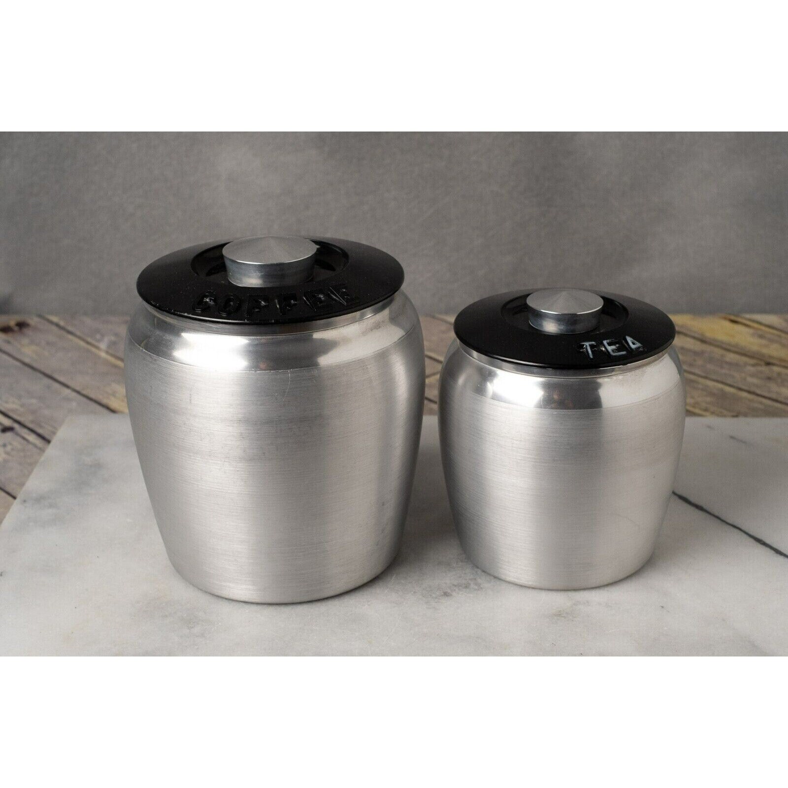 Kromex Tea Canister - Etsy