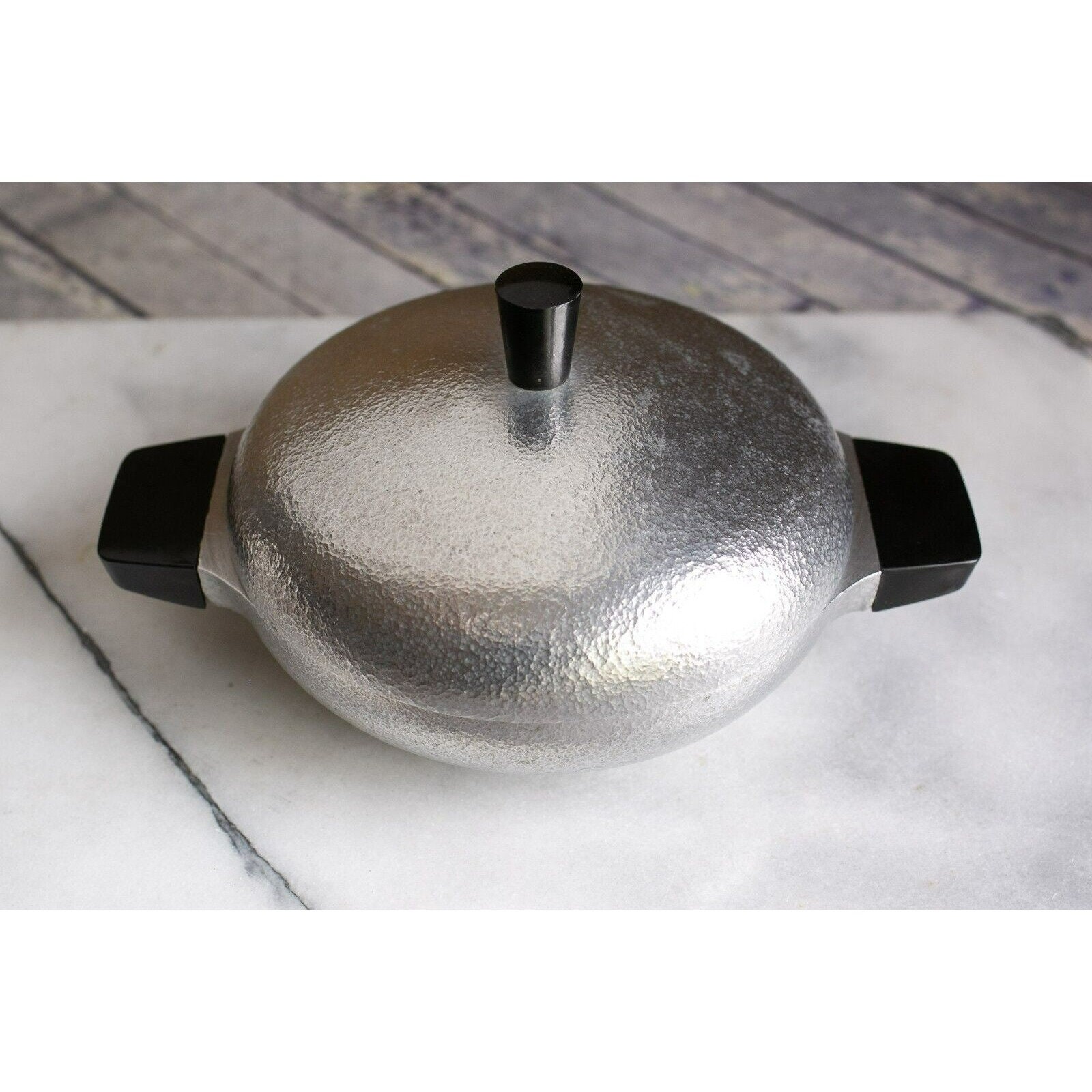 Club Hammered Aluminum Divided Frying Pan 8.75 in. wide