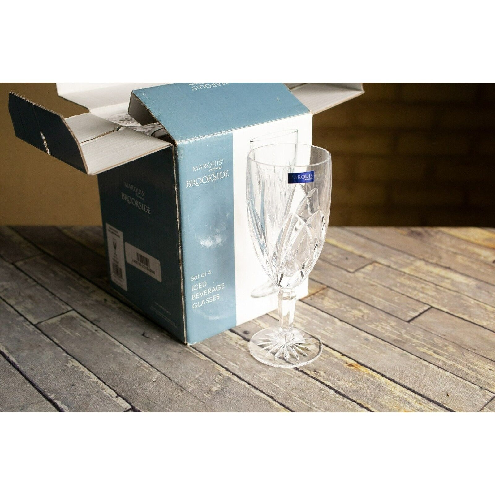 MARQUIS by WATERFORD Brookside Crystal Iced Beverage Glassesset of 4