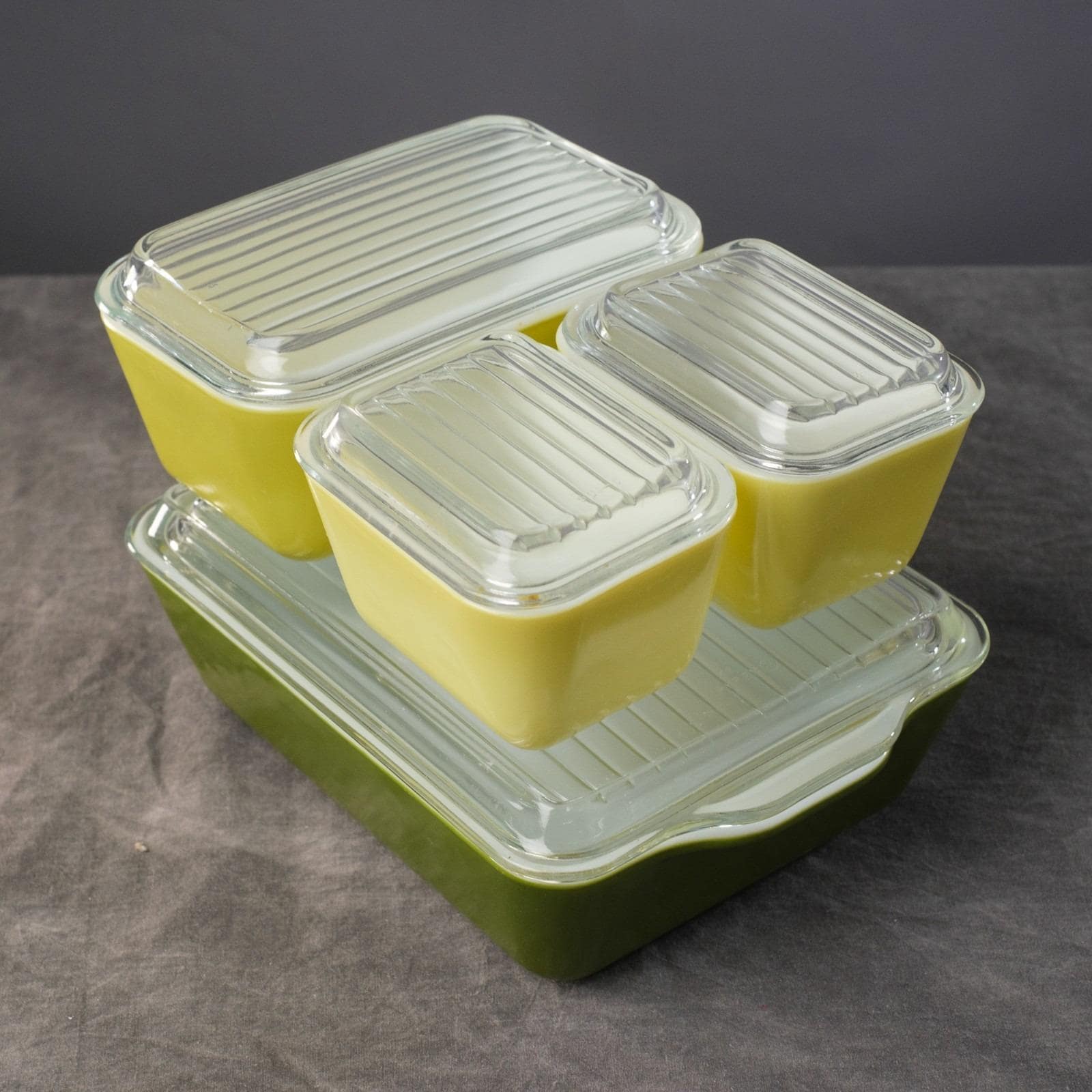 保存容器・ケース (138) Old Pyrex Refrigerator Dish 3Set 保存容器・ケース (138) Old Pyrex Refrigerator Dish 3Set