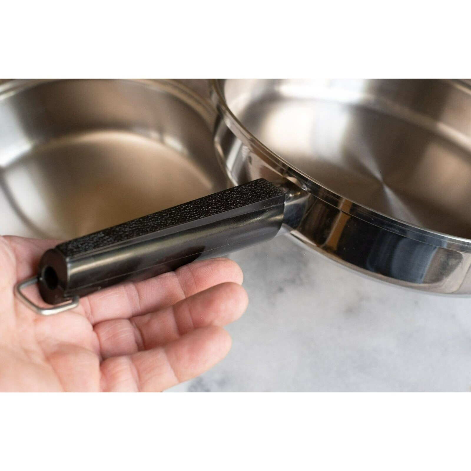 Vintage EKCO PRESTIGE Triply Stainless Steel 10.75 Fry Pan With Dome Lid CLEAN Etsy