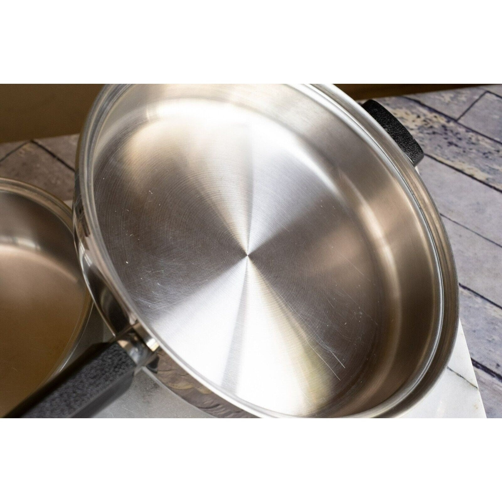 Vintage EKCO PRESTIGE Triply Stainless Steel 10.75 Fry Pan With Dome Lid CLEAN Etsy