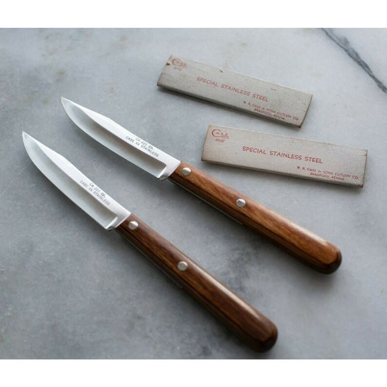W.R. Case XX CA 221 Cp Stainless Steel Paring Knife Set of 2 Etsy