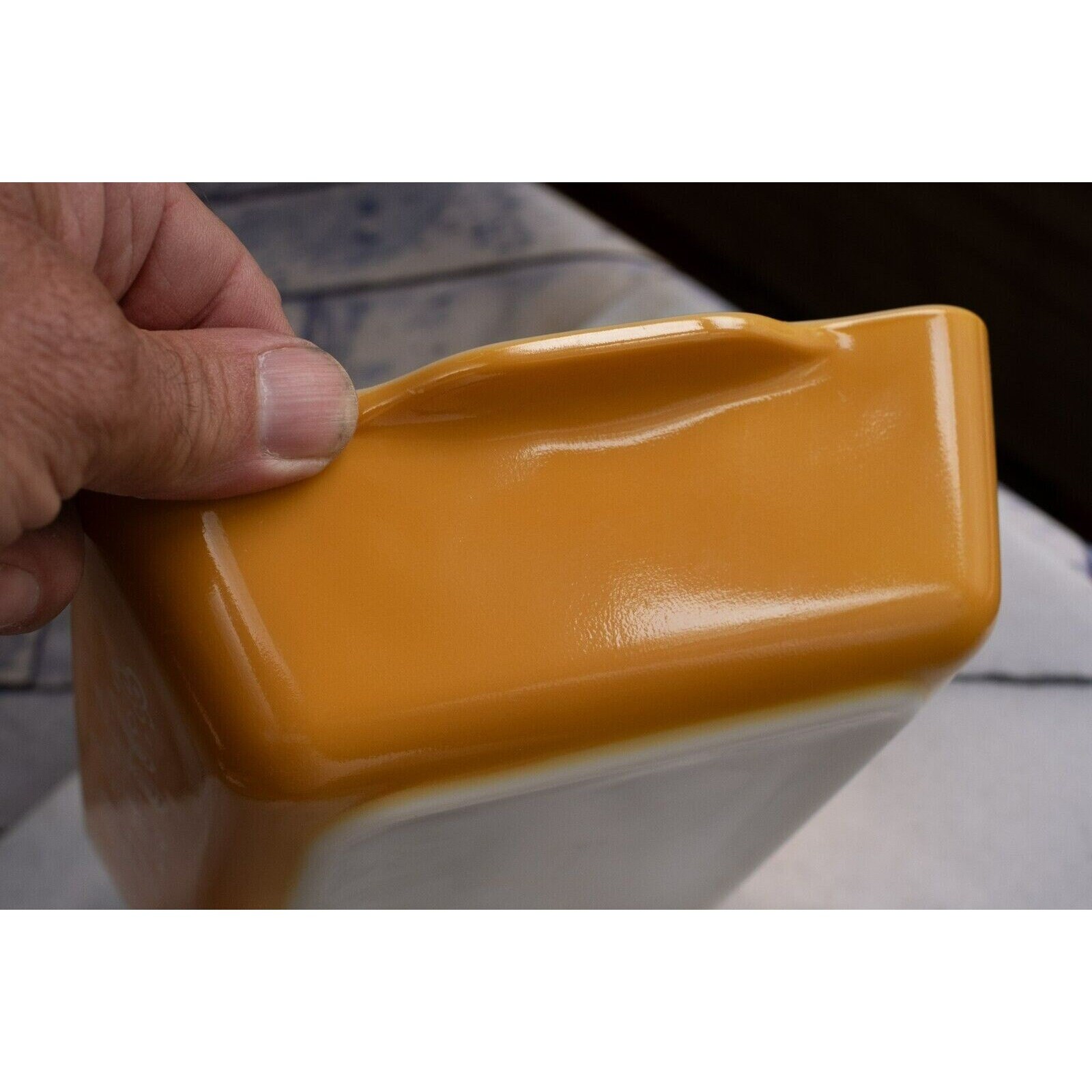 Vintage PYREX Large Refrigerator Dish 503 Butterfly Gold 1.5 Etsy