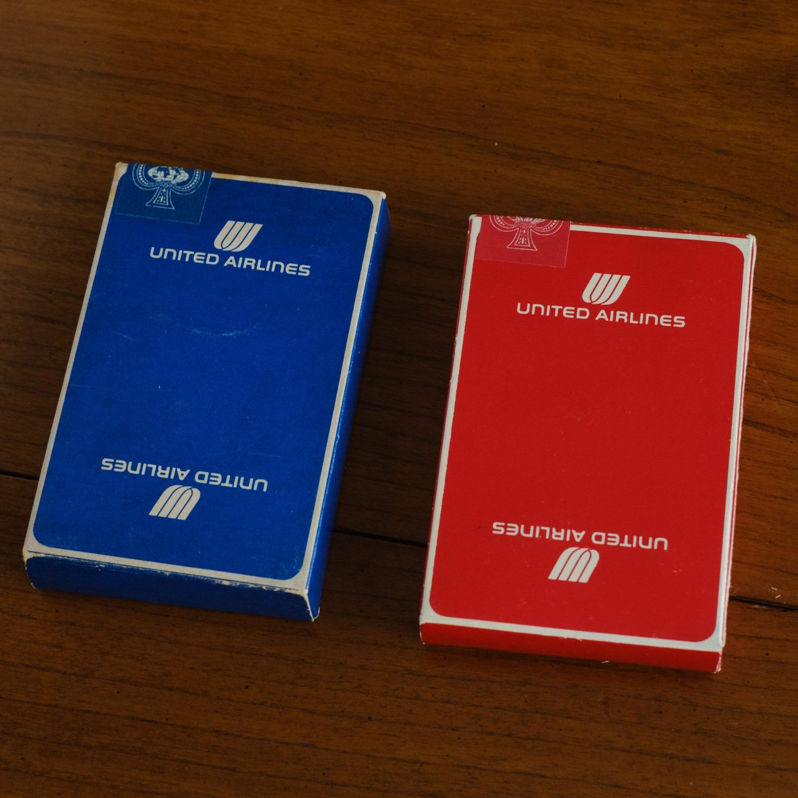 united airlines cigarettes UNITED AIRLINES Playing Cards Set of 2 Unopened and Sealed