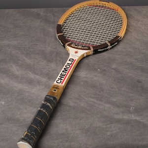 Raquette De Tennis Vintage Grand Chelem – Rod Laver – Avec Protection En Bois