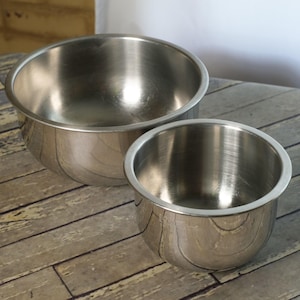 West Bend Stainless Steel Mixing Bowls - Etsy