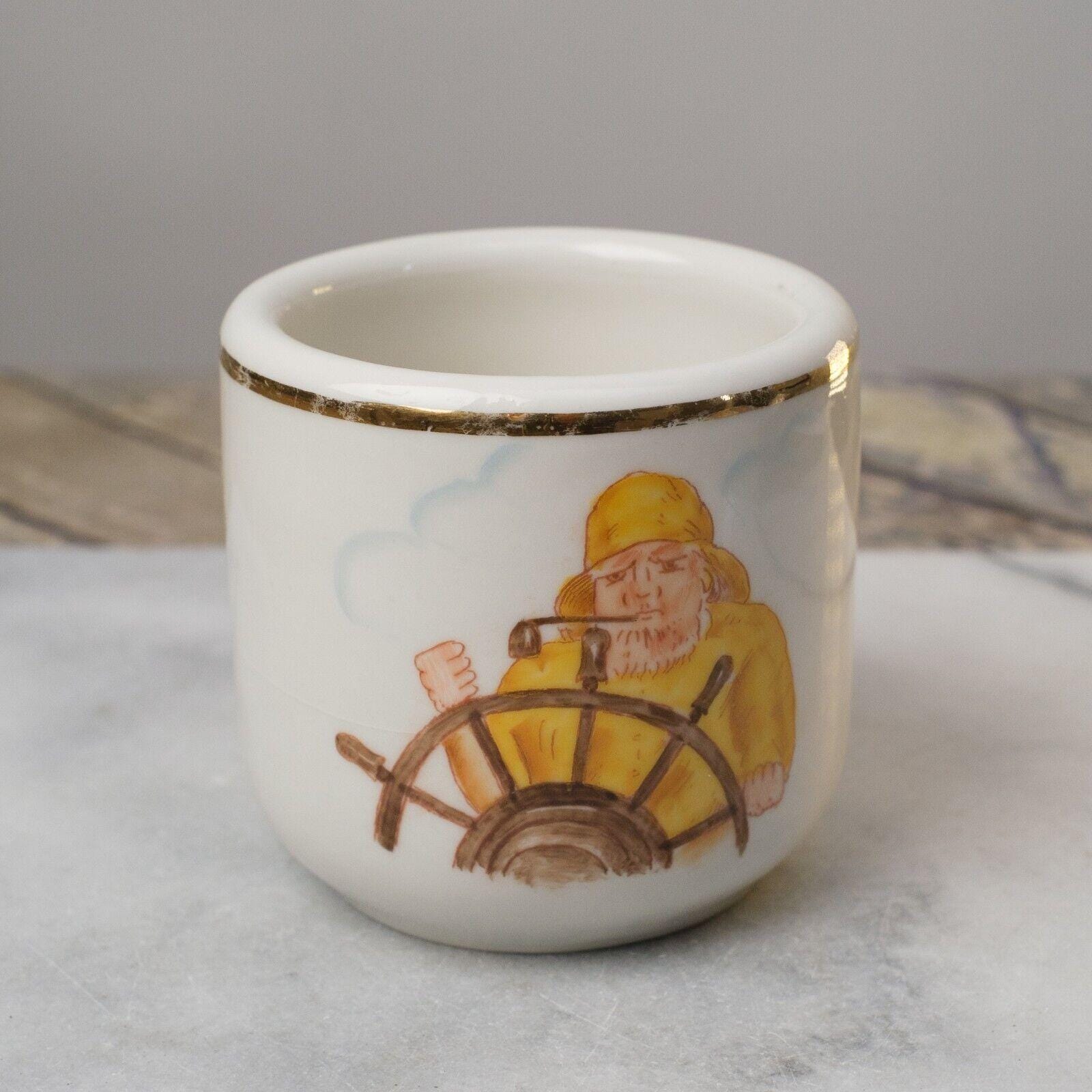Vintage Distressed Style American Flag with Chris Craft Boat Enamel Camping Mug Vintage Distressed Style American Flag with Chris Craft Boat Enamel Camping Mug