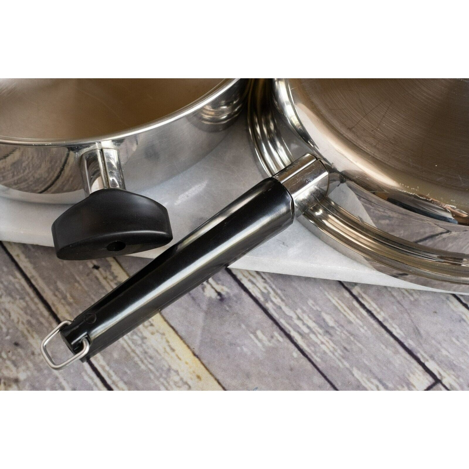 Vintage EKCO PRESTIGE Triply Stainless Steel 10.75 Fry Pan With Dome Lid CLEAN Etsy