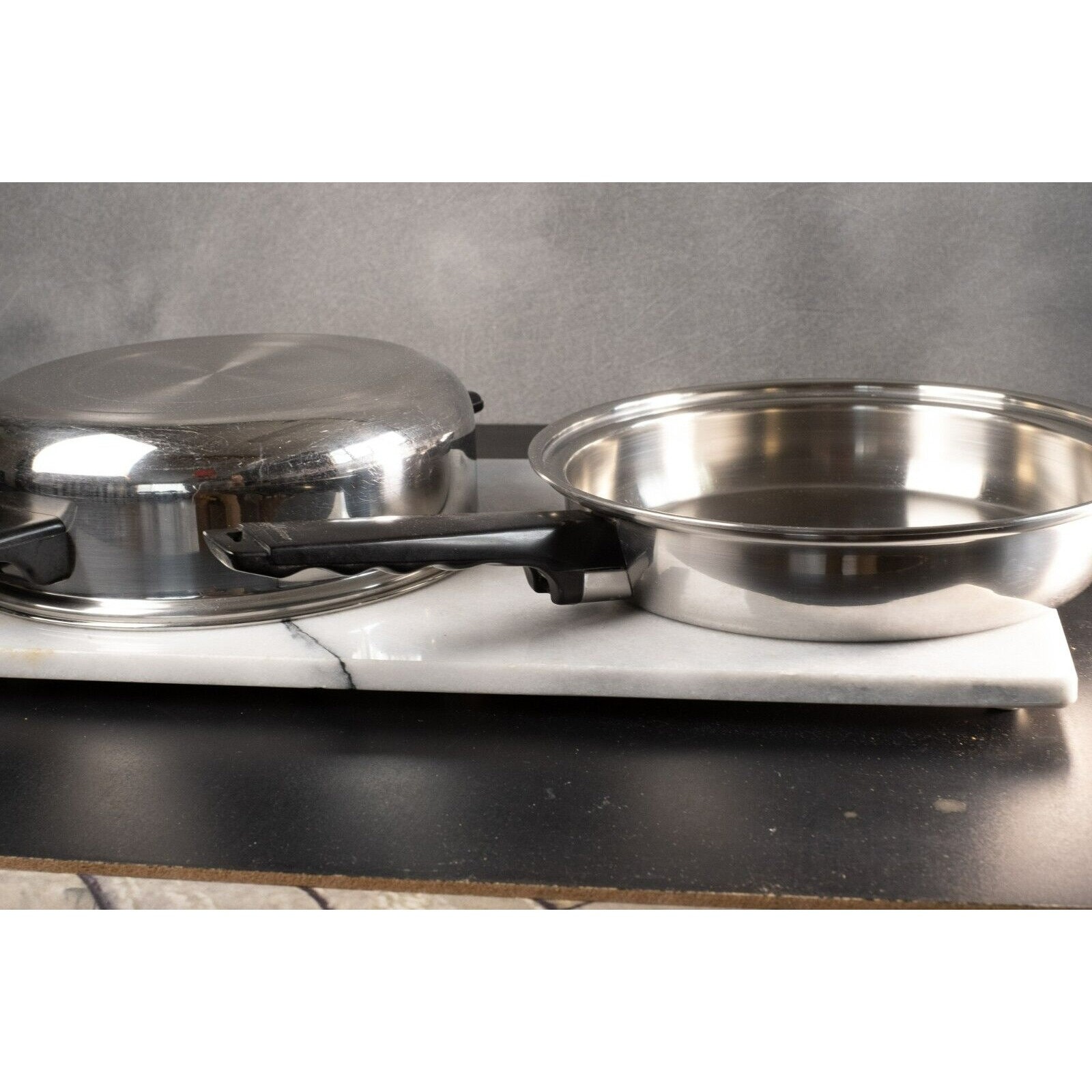 Vintage LIFETIME COOKWARE 18/8 Stainless Steel 10 Inch Fry Pan Skillet