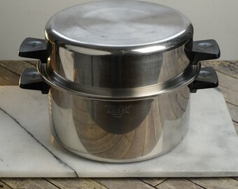 RENA WARE 3-Ply 18/8 Stainless 6 Quart Stock Pot with Dome Lid