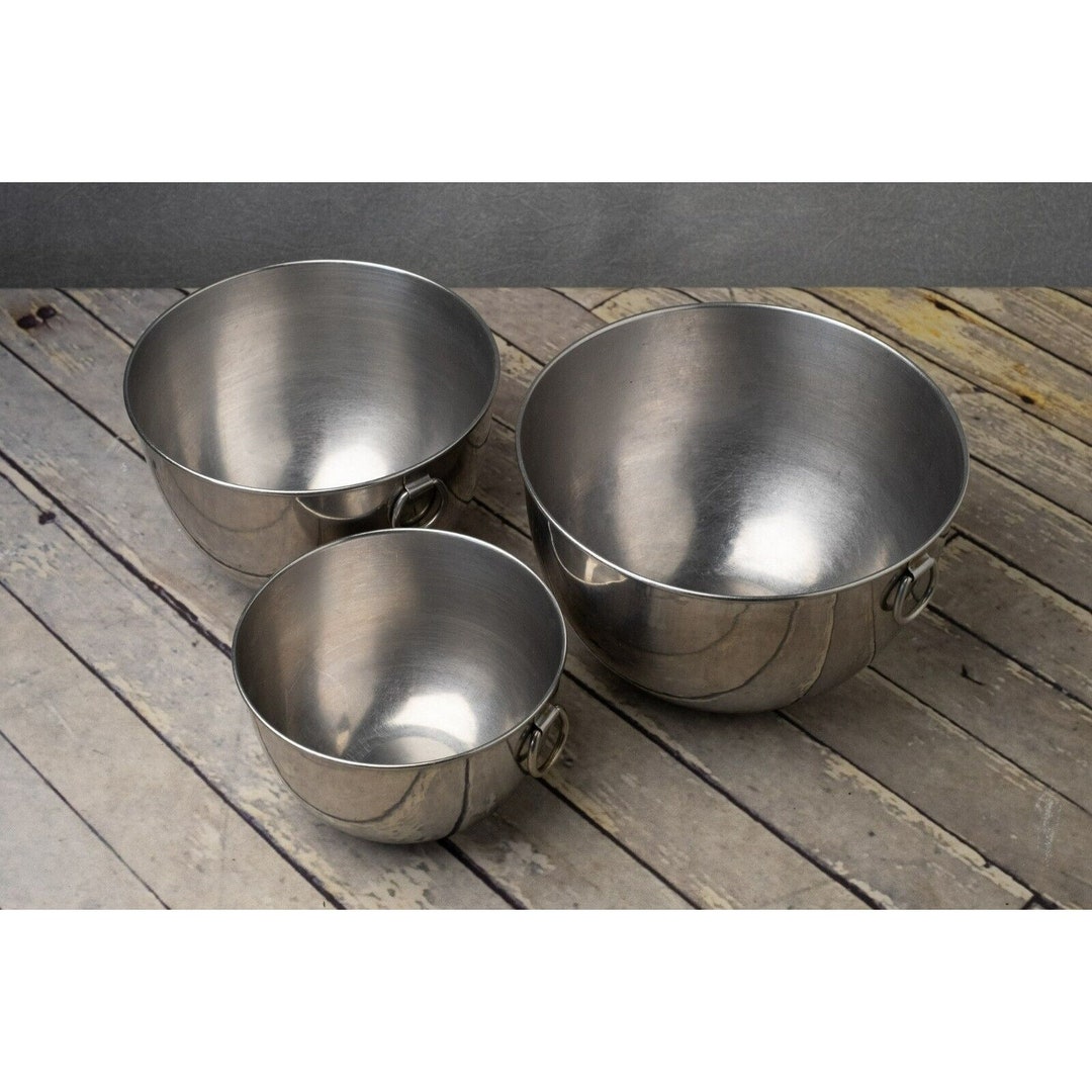 REVERE WARE Stainless Steel Nesting Mixing Bowls Hanging D Etsy