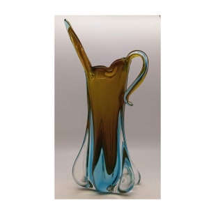 Blue Green Murano Vase