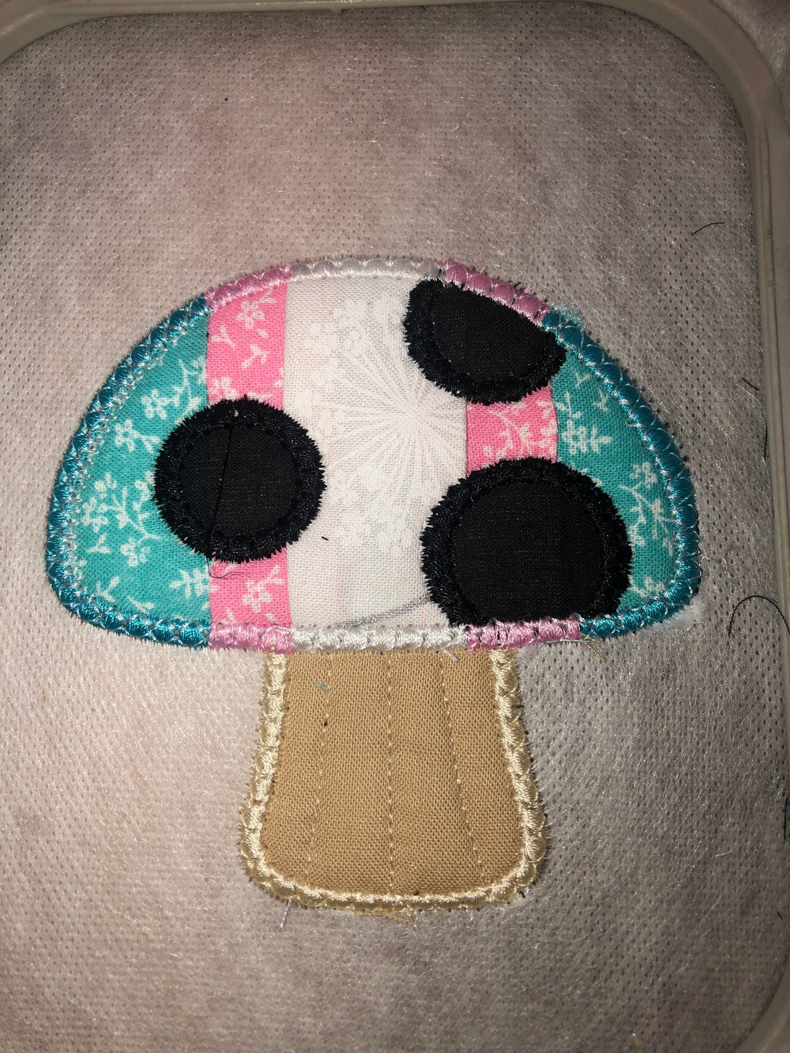 Mushroom Patch iron on fabric patch Etsy