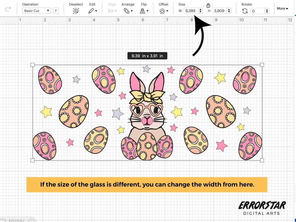Easter Bunny 16 Oz. Libbey Glass Can SVG, Easter SVG Cut Files, Bunny ...
