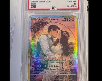 Custom Pokemon Card, Personalised Photo Trading Card, Birthday Gift for Boyfriend, Couples Anniversary Present, Handmade to Order