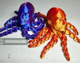 Rocktopus Fidget Toy: Dwayne Johnson Octopus Flexi Toy