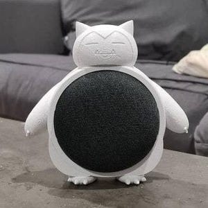 Snorlax Stand for Google Home Mini | 3D Printed Pokemon Smart Home Decor | Fan Gift for Him | Australian Made