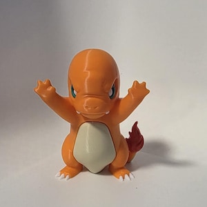 Charmander Window Decor, 3D Printed Pokemon Figure | Fan Gift for Him, Gaming Room Decor | Australian Made Handmade