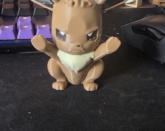 Eevee Window Decor, Pokemon Room Decor, 3D Printed Pokemon Gift, Gaming Room Decor, Kids Bedroom Decor