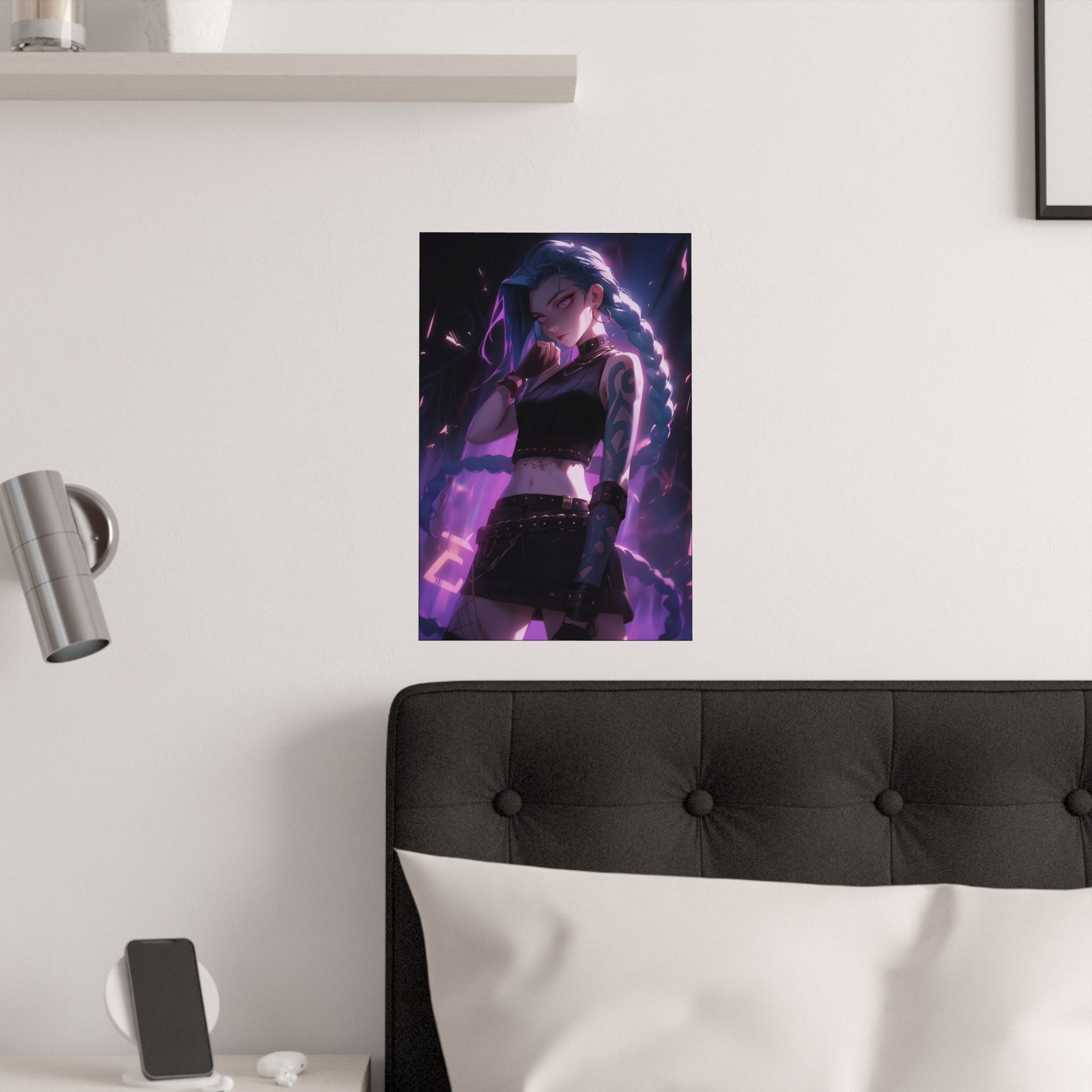 Arcane Jinx/powder Poster, League of Legends, Wall Art, Home Decor for ...