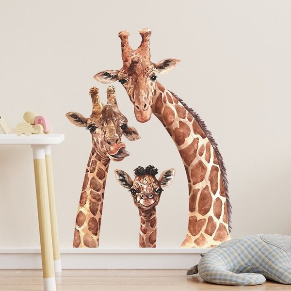 Giraffe Wall Decals Etsy