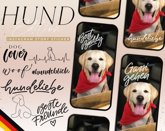 170+ DOGS Instagram Story Stickers I DOGS Insta Story Stickers