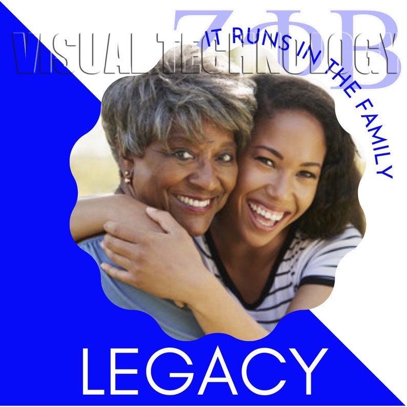 Zeta Phi Beta LEGACY Instagram and Facebook Canva Template (Download