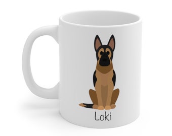 Gepersonaliseerde hondenbeker - Kies uw ras/naam/vachtkleur! Meerdere honden!