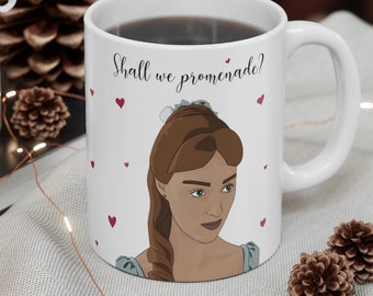 Bridgerton Daphne Promenade Mug - Personalisation Optional