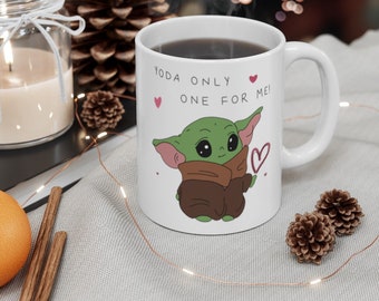 Baby Yoda Grogu Star Wars Mug - Personalisation Optional