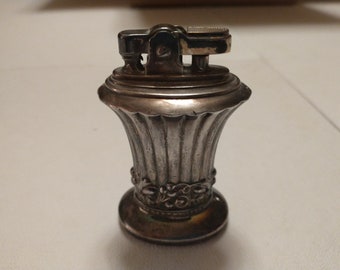 Vintage Table Lighter Silver Plated Ronson Doesn't Work Right Now