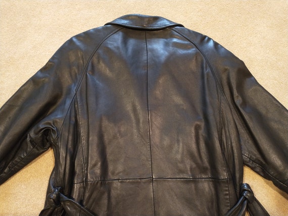 Vintage LNR Women's Black Leather Jacket Size M - image 5