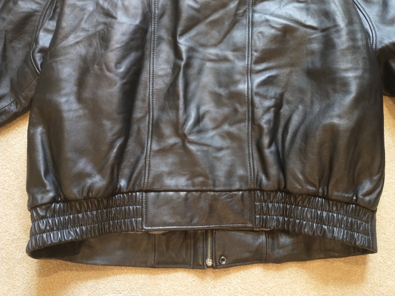 Vintage RBM Black Leather Jacket Size L Men's - Etsy Australia