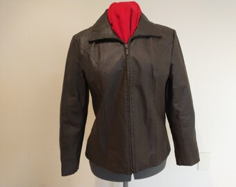 Women's East 5th Brown Leather Jacket 