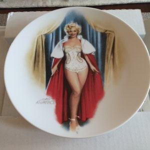 Vintage Marilyn Monroe Collectors Plate We&#39;re Not Married Bradford Exchange