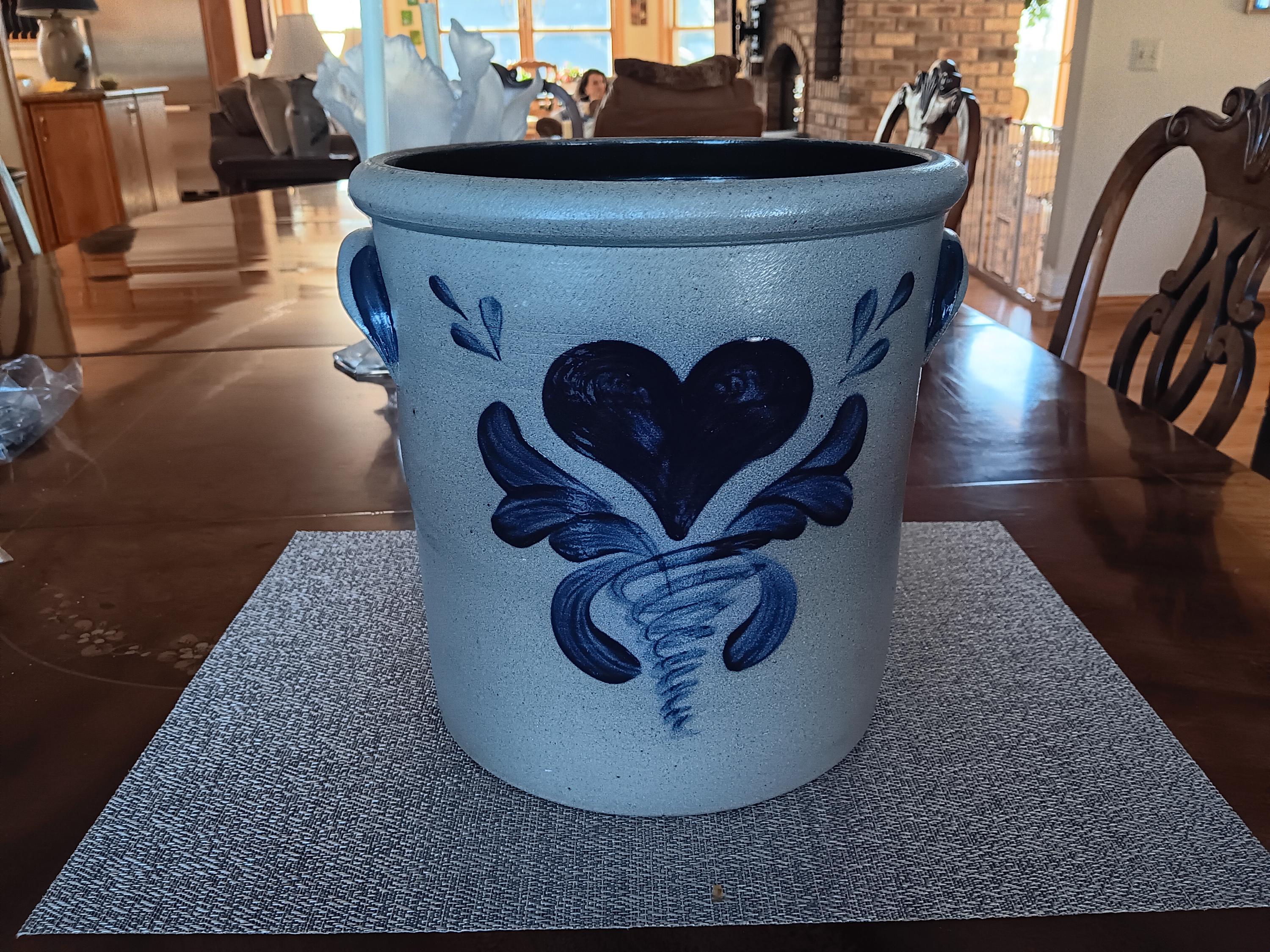 Rowe Pottery Star Crock - Etsy