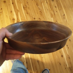 Vintage Don Isaacson Turned Wooden Bowl Walnut Signed By Artist Exquisite Art Object