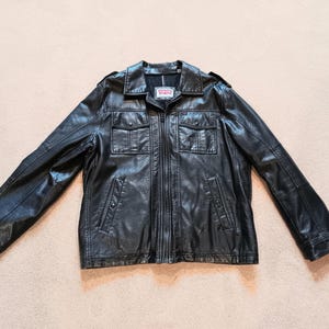 Leather Levis Jacket - Etsy