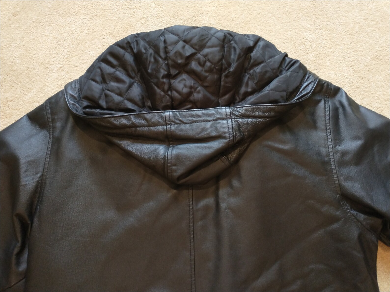 Marc Mattis Men's Black Leather Jacket Size XL Detachable | Etsy