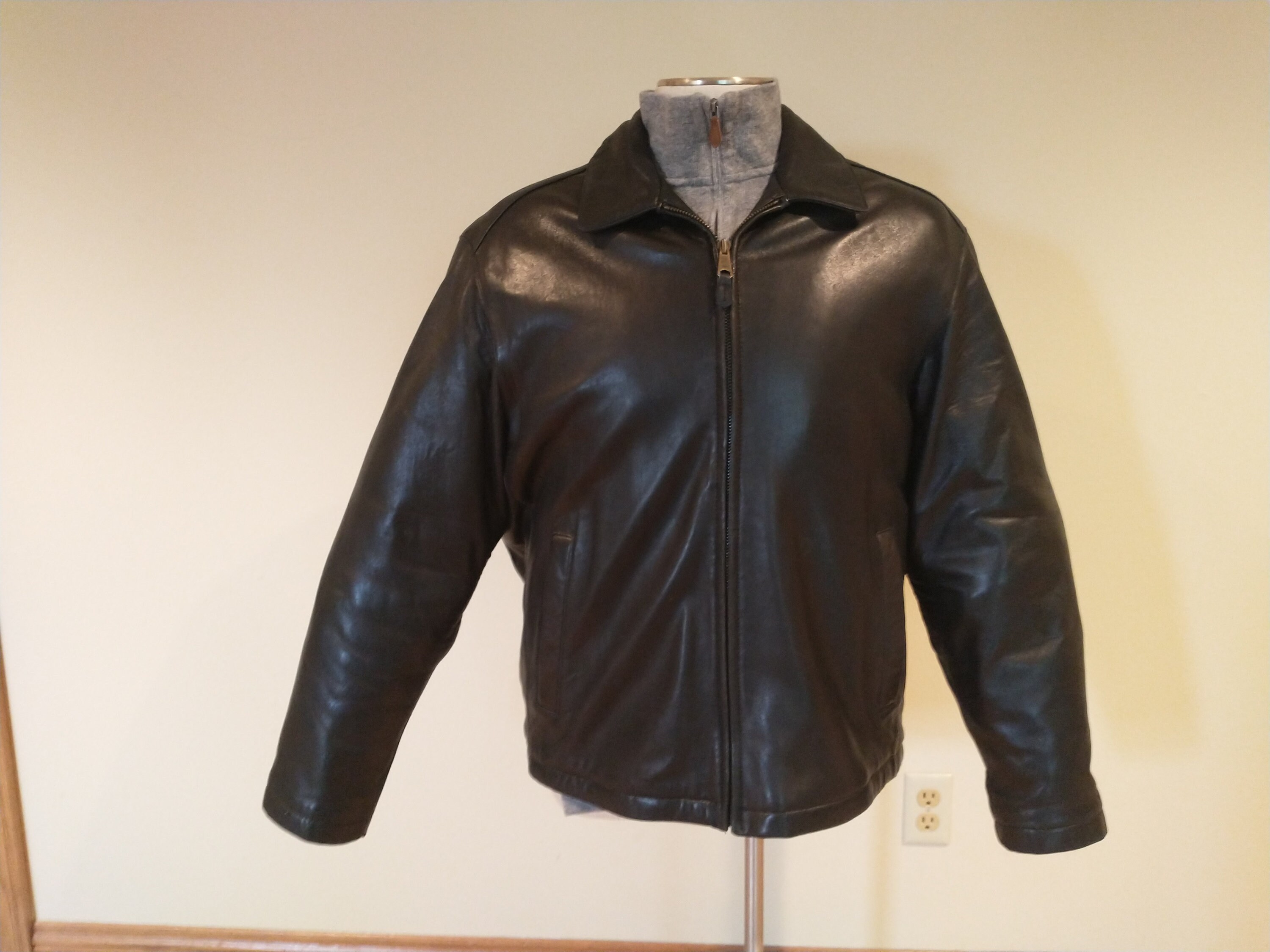 Vintage Dockers Leather Jacket Size 