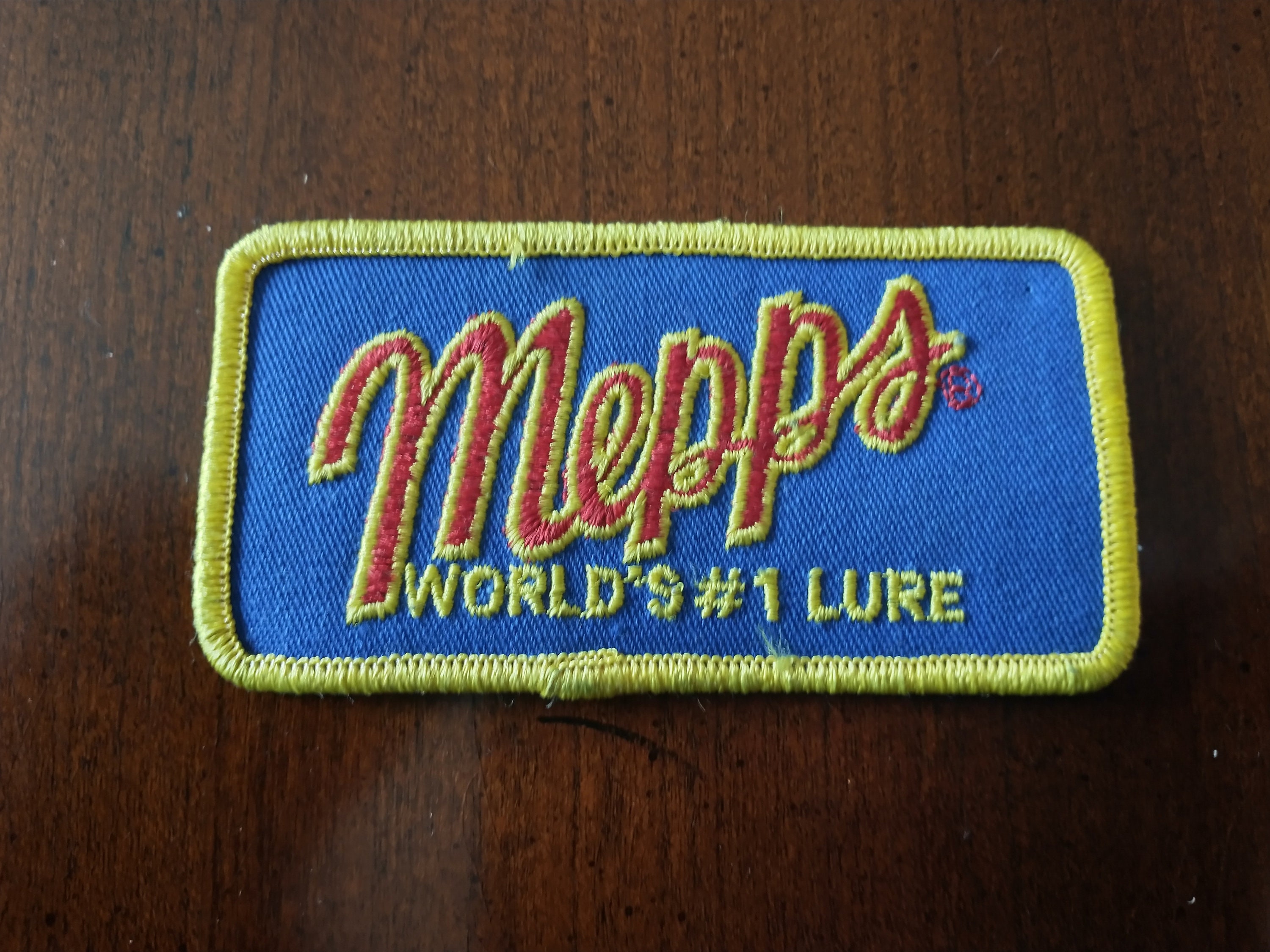 Vintage Mepps Fishing Lures Patch -  UK