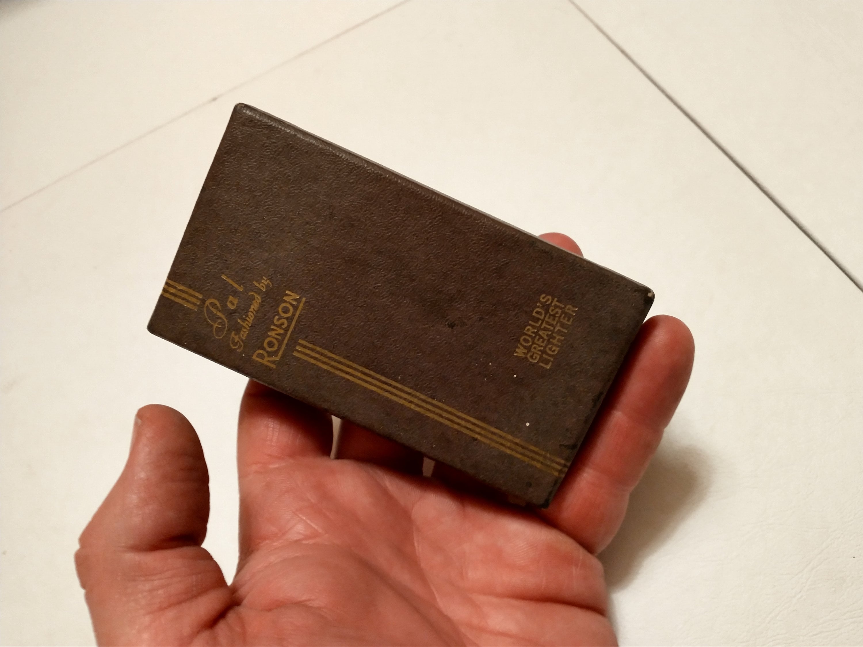 ronson pal cigarette case lighter Vintage Ronson Pal Combination Cigarette Case and Lighter Lighter Doesn't  Work Right Now
