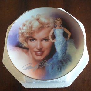 Vintage Marilyn Monroe Collectors Plate Bradford Exchange
